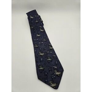 J‎ Garcia Tie Mens Silk Blue Hummingbird Collector's Edition Jerry Garcia Art